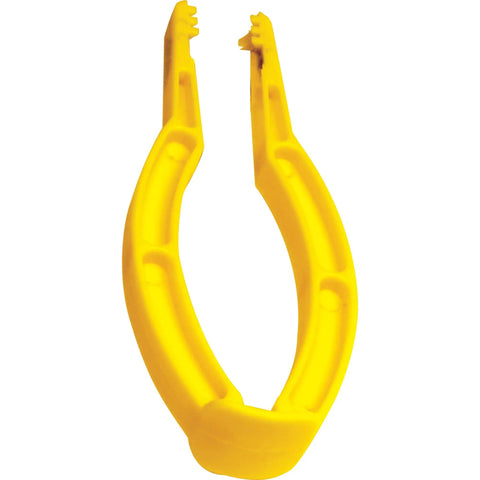 Heavy Duty Spark Plug Wire Pliers For Safe Removal, yellow insulated plastic tool for automotive wire extraction.