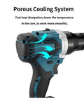 Porous cooling system detail of Beefed Up Brushless Electric Rivet Nut Tool Kit With Automatic Riveter Head Set M3 M4 M5