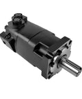 Hydraulic Motor Replacement for Eaton Char-Lynn 4000 Series 109-1106-006 in black with cylindrical shaft and mounting features.