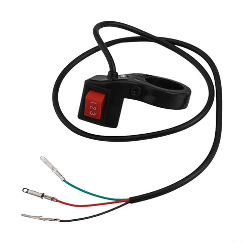 Upgrade Your Ride With This Slick 3-Speed Handlebar Switch Designed For Smooth Shifting On Motorcycles Electric Bikes And Scooters. 22mm ABS plastic