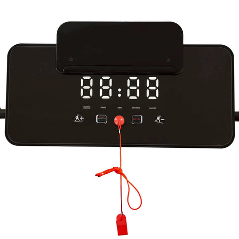 Magnetic Safety Switch For Treadmills Universal Magnetic Lock Emergency Stop Clip On Device attached to treadmill console