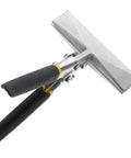 Six Inch Hand Seamer Metal Bender Tool With Straight Jaw For Sheet Metal Bending And Flattening shown at an angle
