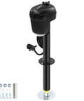 12V Electric A Frame Trailer Tongue Jack With 7 Way Plug, 4000 Lb Lift Capacity, Heavy Duty, 21 Inch Travel, side view.