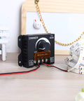 LED Light Strip Dimmer Controller With Aluminum Housing 12V To 24V DC 30A PWM Brightness Rotating Knob On Off Switch