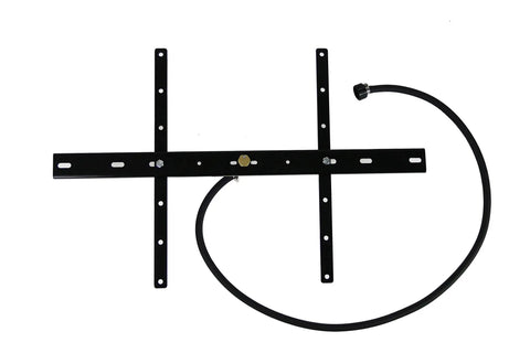Metal frame for Dual Tank ATV Spot Sprayer With 15 And 1.33 Gallon Tanks, 16 Foot Boomless Spray Kit