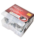 60 Piece Metric Motorcycle Trail Bolt Kit With A Full Set Of Metric Bolts And Hardware in clear case