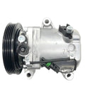 Mercedes Benz AC Air Conditioning Compressor Pump SS96 PV4 Pulley For Smart Fortwo Coupe 451 1L Replacement Part Aluminum Fuselage High Quality Durable Build With Precision Scroll Piston Design For Longevity And Smooth Quiet Operation, silver compressor with black pulley