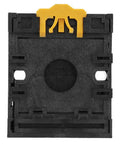 Front view of 11 Pin Delay Timer Relay Socket Base for JQX-10F JTX-2C Time Relay, DIN Rail Mount Power Relay Socket with Screw Terminals