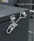 Heavy Duty Adjustable Toggle Latch 304 Stainless Steel Draw Closure For Marine Deck Boxes And Industrial Enclosures on a lid