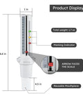 Manual Peak Flow Meter PEF Tester For On The Go Tracking And Monitoring Peak Expiratory Flow Rate With Battery Free Operation