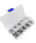 High Strength 304 Stainless Steel Socket Head Hex Set Screw Kit Metric M3 M4 M5 M6 M8 Cup Point 200 Piece Assortment in case