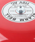 Close-up of CB6B 95dB Aluminum Round Fire Alarm Bell Electric Ringing Bell for schools, homes, factories, and security systems