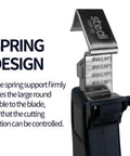 Round Cable Stripper With Adjustable Cutting Depth For Fast And Clean Jacket Removal, featuring spring design component