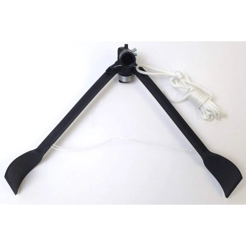 Gutter Cleaning Tool With 14 Inch Grasp, No Water Needed, Lightweight and Two Story Ready, fits any extension pole, flat tongs.