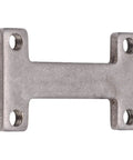 Built Tough 304 Stainless Steel I Shaped Screw Plate With M4 Mounting Holes for secure robotic clamping setup.