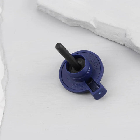 Blue lockout lever kit for SR Suntour XCT and XCM forks, quick lock on climbs and descents with lightweight precision handling.