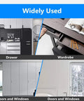 Keyed Hasp Locks With Twist Knob, Stainless Steel Safety Latch For Cabinets And Gates, 4 Inch Bronze Finish, Rock Solid Lockdown Hardware With Keys in kitchen, drawer, wardrobe, door and window setups.