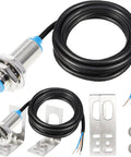 Hall Effect Proximity Switch With 10 mm Sensing Distance Magnetic Proximity Sensor NPN 3 Wire Normally Open DC 5-30V M12 Connector