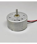 Mini 24mm Round DC Motor RF-300C-12180 High Speed 14000 RPM 1.5V To 6V Small Spindle Motor 24mm By 12.5mm With 2mm Shaft