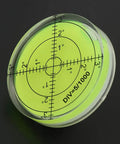 Ycauty Bubble Spirit Level 60 * 12mm Degree Marked Surface Circular Level with clear acrylic and measuring scale.