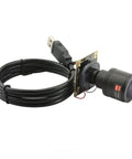 Beefy 2MP High Speed USB Camera Module with manual zoom and varifocal lens, USB connector attached for computer use
