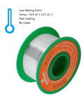 Ultra Thin 0.015 Inch Solder Wire Rosin Flux Core Lead Free For Fine Electronics, Sn99 Ag0.3 Cu0.7, 1.76oz 50g Spool, green spool