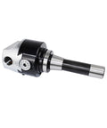 Close-up of R8 Shank Boring Head Set With Carbide Boring Bars, 3 Inch Head showing tool adjustments and precision markings.