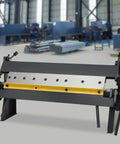 24 Inch Sheet Metal Box And Pan Brake With Adjustable Removable Fingers 0 To 135 Degree Bender for 20 Gauge Steel in workshop