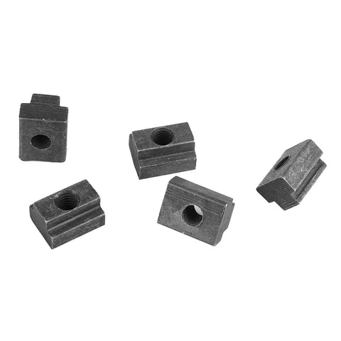 M6 T Slot Nuts Set 5 Pack Heavy Duty Grade 8.8 Oxide Carbon Steel T Nuts For Aluminum Extrusion Frames Fits 2020 3030 4040 Profiles CNC Machines