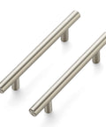 60 Pack 6 Inch Brushed Nickel Cabinet Pulls Dope Stainless Steel Kitchen Drawer Cupboard Handles With 3.75 Inch Hole Centers
