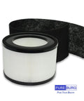 Replacement Filter Set For Crane EE-5068 And Jetery JT-8115M Air Purifiers 2 Pack H13 HEPA Plus 4 Activated Carbon Pre-Filters