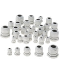 Waterproof Cable Gland Kit, 36 pcs adjustable 3-21mm glands with lock nut, IP68 nylon plastic connector joint, weatherproof