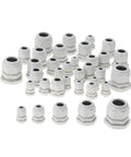 Adjustable Cable Glands Kit 36Pcs 3 To 21mm Waterproof IP68 Nylon Plastic Lock Nut Connectors Joint For Outdoor Use
