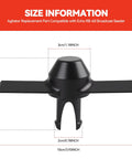 Upgraded Agitator Replacement Part For RB-60 Broadcast Seeder Compatible With Fertilizer And Seeds, size 3x10cm