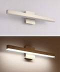 Modern Slick LED Vanity Light Fixture For Bathroom Mirror Front Wall Mounted Sconces In Brushed Nickel 23.62 Inch 18W 4000K