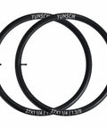 Two Pack Heavy Duty Bike Tubes With AV32mm Schrader Valve For 27x1 1/4 And 27x1 3/8 Tires 28/35-630 Inner Tubes Compatible