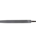 8 Inch Flat Double Cut Smooth File Bastard Cut American Pattern Carded for Machinists and Metalwork, side view
