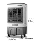 Heavy Duty Evaporative Air Cooler With 26.4 Gallon Water Reservoir And Triple Stage Cooling For Large Rooms Patios And Workshops, 55.1in tall.