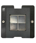 Top Shelf Magnetic Base Positioning Plate For Bga Reballing Jig Platform with four magnet modules for secure chip soldering.