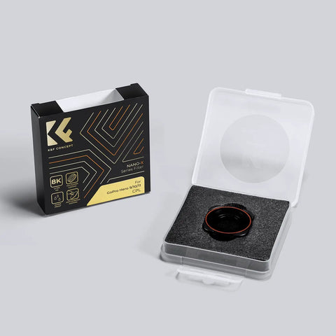 CPL Circular Polarizer Filter For GoPro Hero 9 10 11 12 13 Action Cameras in protective case with packaging