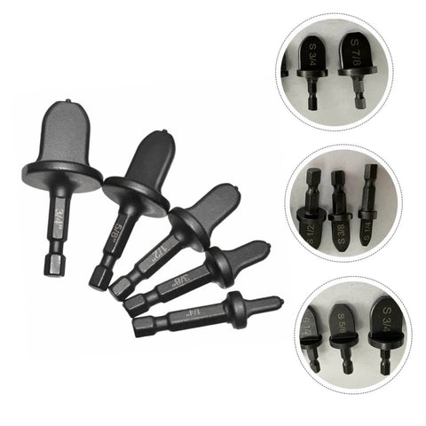 5 Piece HVAC Tube Expander Kit With Pro Flaring Tool And Swaging Bits For Tube Flaring Made Of Bearing Steel Rugged And Easy To Use