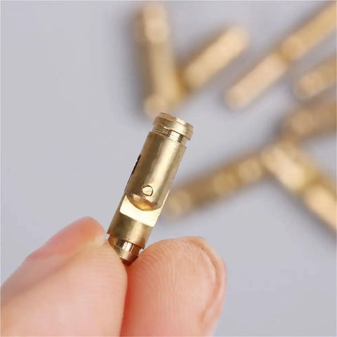 Close-up of a single Gold Barrel Hinge from the Gold Barrel Hinge Set 20 Pcs Soft Close Concealed Cabinet Hinges.