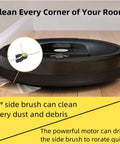 Upgraded Side Brush Motor Module For iRobot Roomba 500 600 700 800 900 Series And i3 i7 Models Replacement Part to Boost Cleaning Power, shown enhancing edge-cleaning.