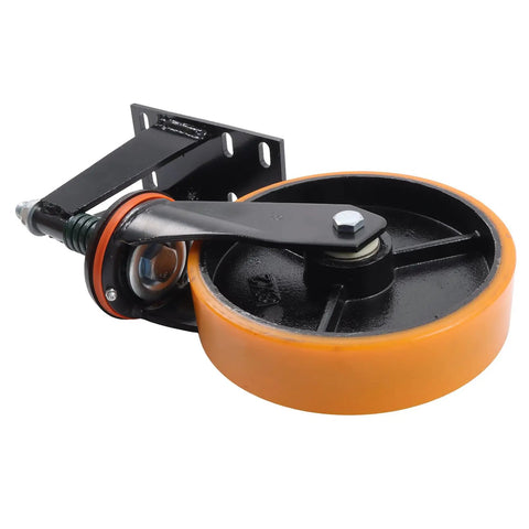 8 Inch Heavy Duty Gate Caster Wheel Crushes 800 Pounds Without Breaking A Sweat Bulletproof Build swivel caster with durable metal mount.