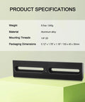 180mm Dovetail Mounting Plate For Vixen GP Style Quick Release, shown with specifications on a green background.