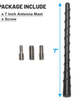 7 Inch Car Radio Aerial Mast Replacement Fits Jeep Grand Cherokee Liberty Cherokee Trailhawk Latitude 2011 2012 2013 2014 2018 2022 Renegade Compass 4x4 FM AM Aerial Antenna Mast with screws