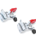 2 Pack Toggle Clamp Fixture Set With Quick Release Hold Down Clamps GH201A Nonslip Red Horizontal Mount 30kg Holding Capacity