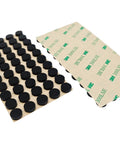 Silicone Bumpers With 3M Adhesive Backing For Cabinets Drawers Doors Countertops Desks Appliances Glass And Electronics Protection Black 10x3mm