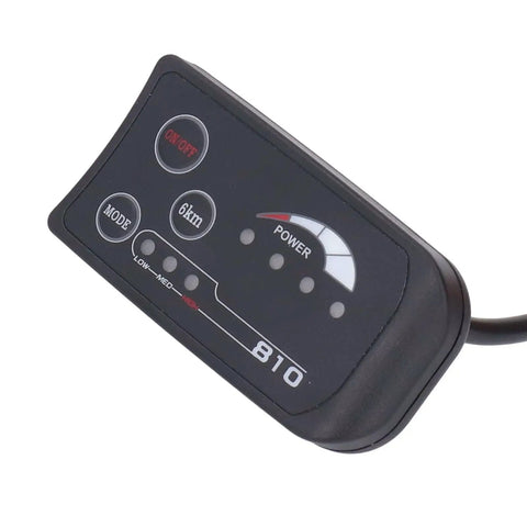Real Time Battery Power Meter For Electric Bikes And Scooters With 4 Wire LED Display Panel 36V 48V Digital Readout showing features