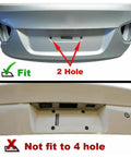 Rear License Plate Frame Bracket Mount For BMW 1 Series 2 Series 3 Series 5 Series 6 Series X Series And Mini Cooper 2002 To 2019 Keeps Your Ride Secure with two-hole fitment, not for four-hole.
